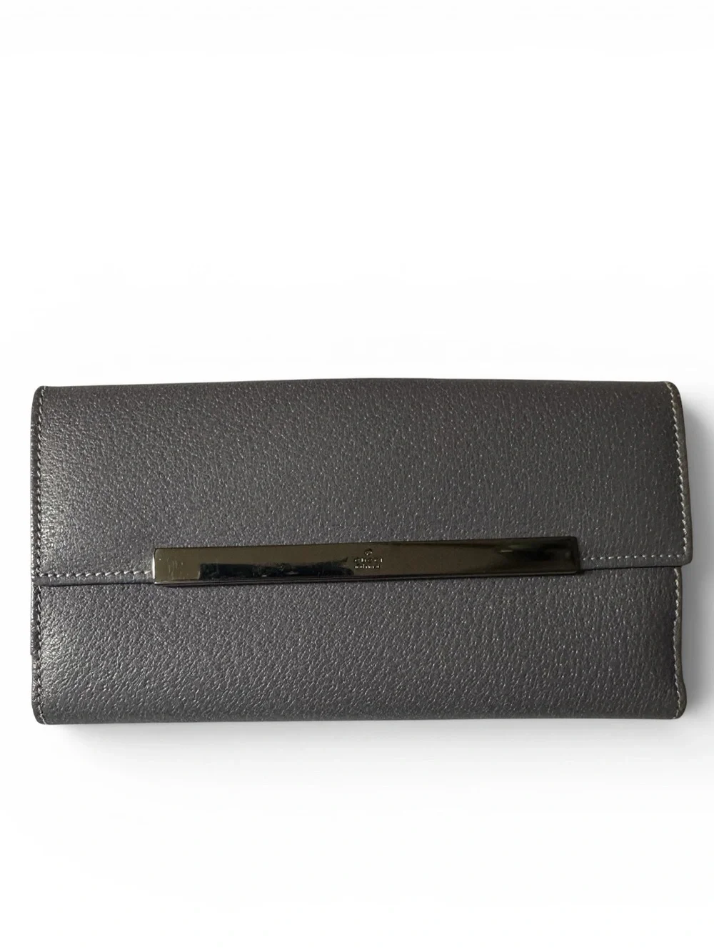 ✨ Gucci Pebbled Leather Wallet on Chain / Clutch ✨
